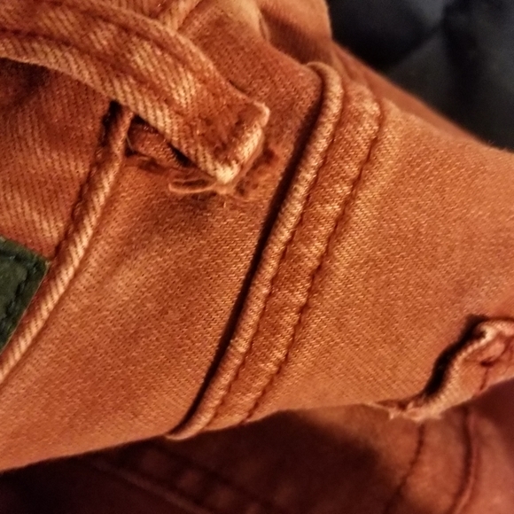 American Eagle jeans maroons 6 crop raw edge - Picture 12 of 13